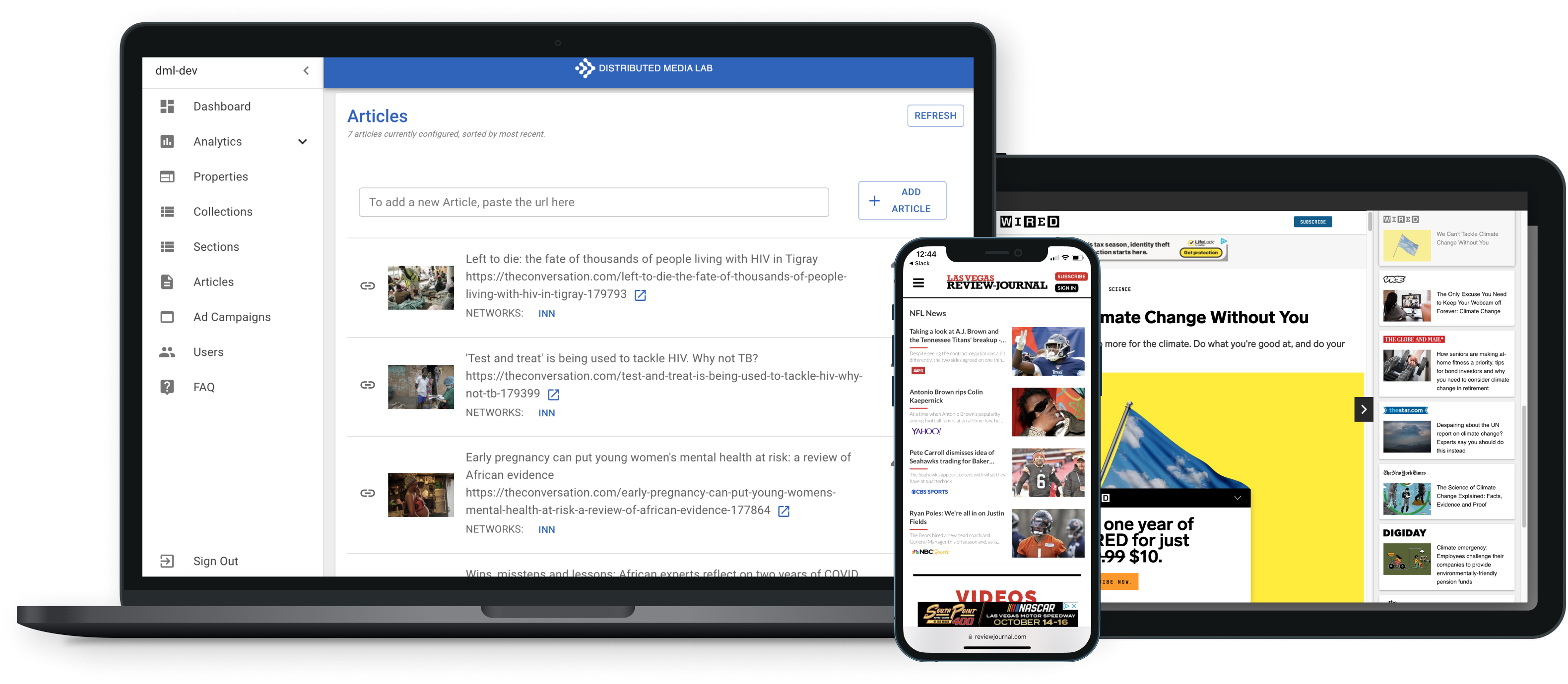 Distributed Media Lab